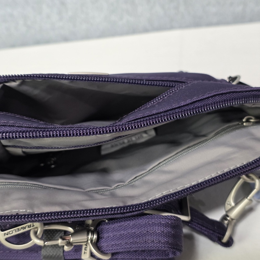 Travelon Anti-Theft Classic Convertible Crossbody & Waist Pack - Purple - Picture 6 of 9